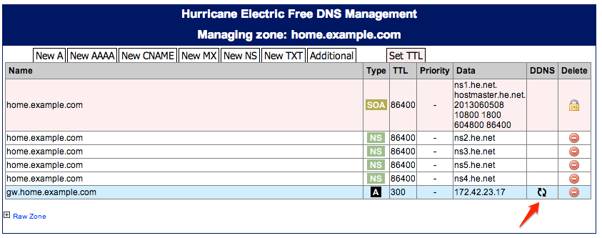 dns.he.net gui screenshot